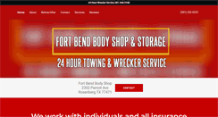 Desktop Screenshot of fortbendbodyshop.com